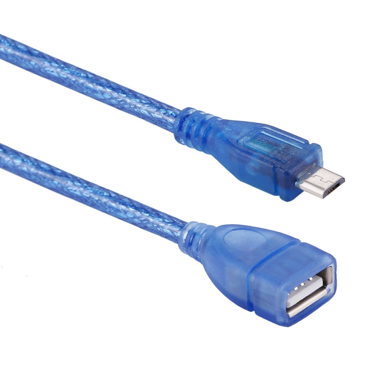 สายแปลง OTG Micro USB ตัวผู้เป็น USB 2.0 ตัวเมีย ยาว 29 ซม.