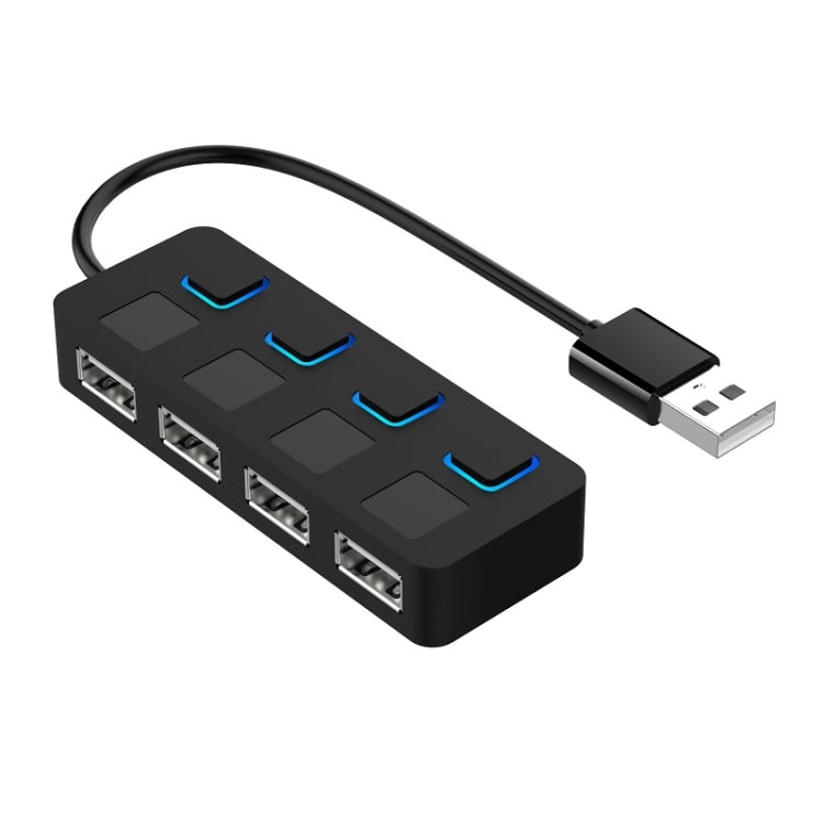 ฮับ USB 2.0 4 พอร์ต พร้อมสวิตช์ 4 ตัว, 4 พอร์ตพร้อมสวิตช์ 4 ตัว (สีดำ), 4 พอร์ตพร้อมสวิตช์ 4 ตัว (สีขาว)