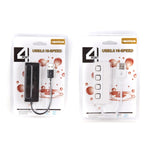 ฮับ USB 2.0 4 พอร์ต พร้อมสวิตช์ 4 ตัว, 4 พอร์ตพร้อมสวิตช์ 4 ตัว (สีดำ), 4 พอร์ตพร้อมสวิตช์ 4 ตัว (สีขาว)