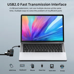 ฮับ USB 2.0 4 พอร์ต พร้อมสวิตช์ 4 ตัว, 4 พอร์ตพร้อมสวิตช์ 4 ตัว (สีดำ), 4 พอร์ตพร้อมสวิตช์ 4 ตัว (สีขาว)