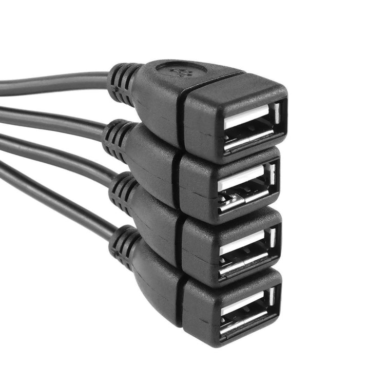 ฮับสาย USB 2.0 4 พอร์ต 480Mbps ความเร็วสูงสำหรับพีซี