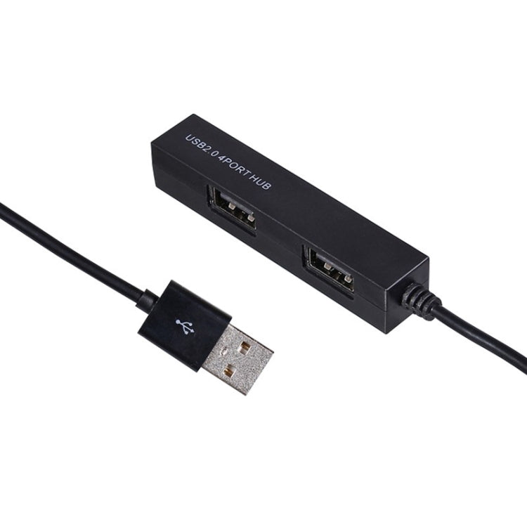 ฮับ USB 2.0 4 พอร์ต ความเร็วสูง ตัวแยก USB (สีดำ)