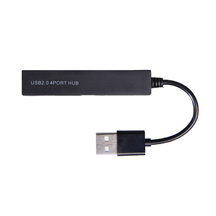 ฮับ USB 2.0 4 พอร์ต ความเร็วสูง ตัวแยก USB (สีดำ)