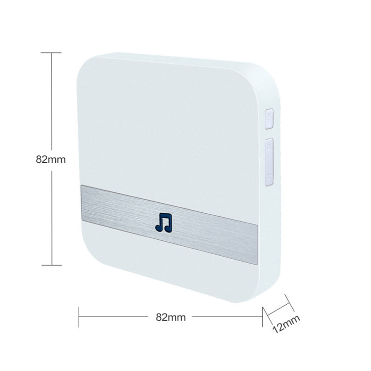 B10 ตัวรับกริ่งประตู 52 เสียง 110dB กำลังไฟต่ำ อุปกรณ์กริ่งประตูบ้าน ปลั๊ก US, AC 90-260V, B10 สีดำ ปลั๊ก US, B10 สีขาว ปลั๊ก US