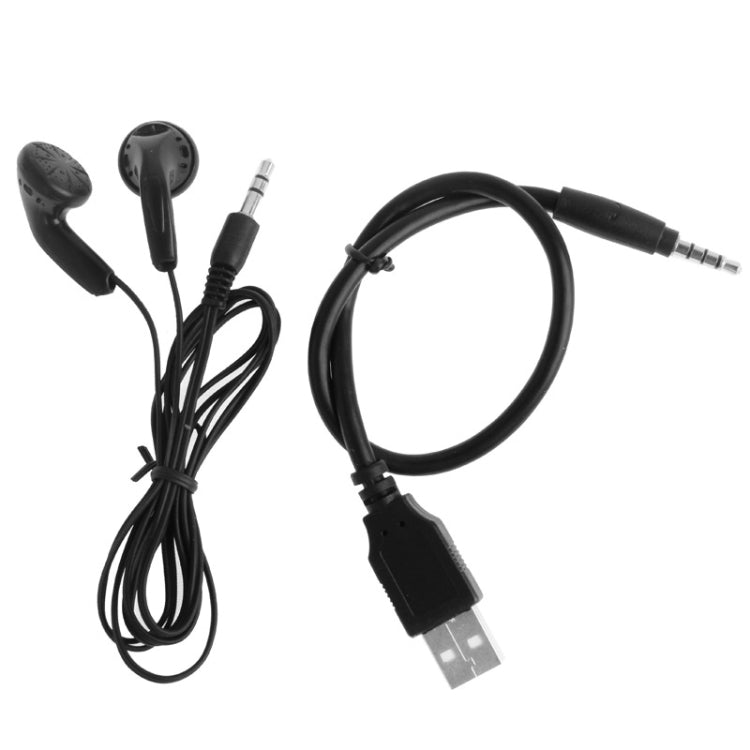 เครื่องบันทึกเสียงมินิ 3 in 1 + แฟลชไดรฟ์ 8GB + เครื่องเล่น MP3