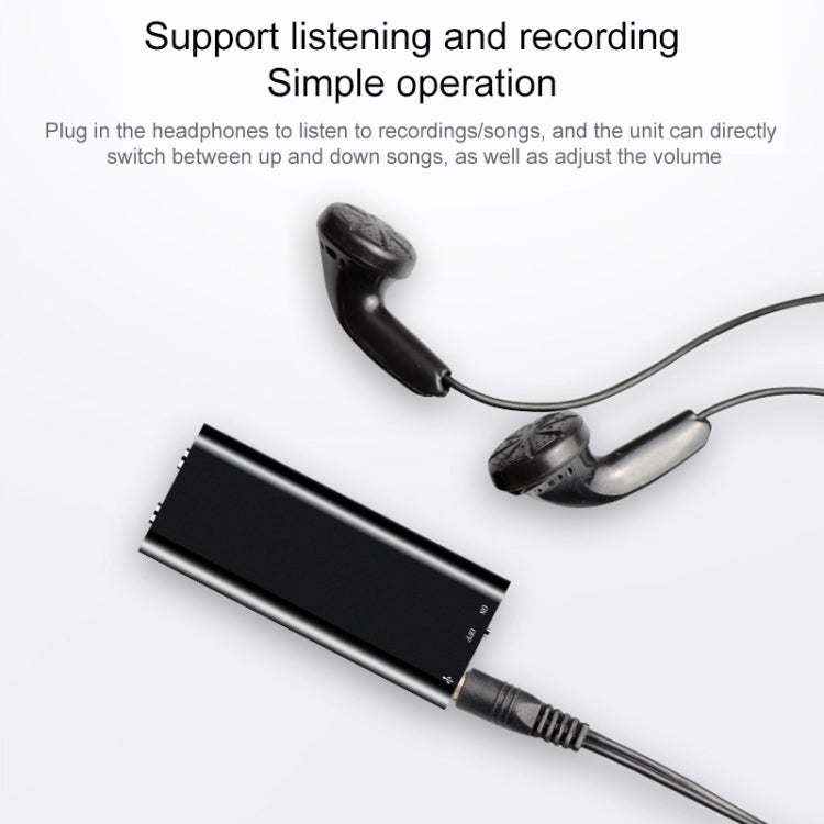 เครื่องบันทึกเสียงมินิ 3 in 1 + แฟลชไดรฟ์ 8GB + เครื่องเล่น MP3
