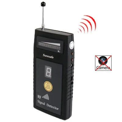 เครื่องตรวจจับสัญญาณ RF / เครื่องตรวจจับกล้องไร้สายและมีสาย / เครื่องตรวจจับบั๊ก / อุปกรณ์ความถี่วิทยุ พร้อมหน้าจอแสดงความไวดิจิทัล (SH-055U8L), SH-055U8L