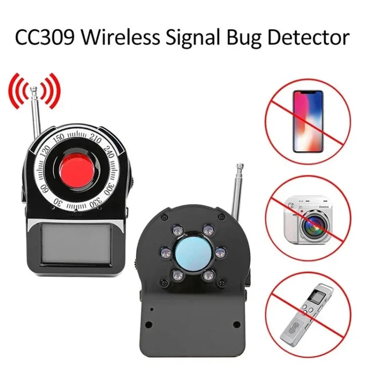 CC-309 เครื่องตรวจจับคลื่นเต็มแบนด์ พร้อมหน้าจอ LED, ช่วงความถี่ตรวจจับ: 1MHz-6500MHz, CC-309