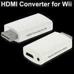 ตัวแปลง HDMI ความละเอียด 1080P Full HD สำหรับ Wii, ขนาด: 73 x 37 x 20 มม.