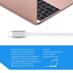 อะแดปเตอร์แยกสาย 2 in 1 VGA & HDMI ตัวเมียเป็น USB-C / Type-C ตัวผู้, VGA+HDMI
