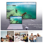 อะแดปเตอร์แยกสาย 2 in 1 VGA & HDMI ตัวเมียเป็น USB-C / Type-C ตัวผู้, VGA+HDMI