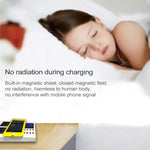 เครื่องชาร์จไร้สาย YC-CDA10W 10W พร้อมพอร์ต USB หลายช่อง แสดงผลดิจิทัลอัจฉริยะ ชาร์จเร็ว ปลั๊ก UK, SAS1048A, SAS1048B, SAS1048C