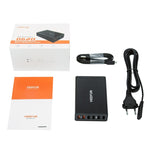 ที่ชาร์จ USB VEDFUN TurboCube D620 หกช่อง ชาร์จเร็ว 3.0 + เทคโนโลยี SDDC, ปลั๊กยุโรป/สหรัฐ/สหราชอาณาจักร