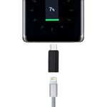 อะแดปเตอร์เปลี่ยนจาก 8 Pin หญิงเป็น USB-C / Type-C ชาย ตัวเรือนโลหะ