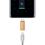 อะแดปเตอร์เปลี่ยนจาก 8 Pin หญิงเป็น USB-C / Type-C ชาย ตัวเรือนโลหะ