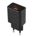 ที่ชาร์จเดินทางเร็ว LZ-715 18W QC3.0 USB ช่องเดียว ปลั๊ก EU