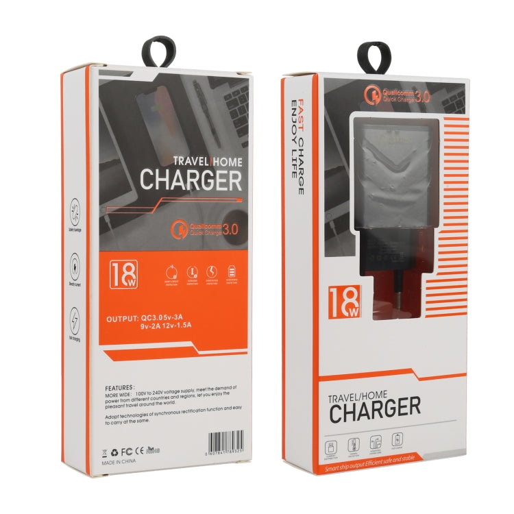 ที่ชาร์จเดินทางเร็ว LZ-715 18W QC3.0 USB ช่องเดียว ปลั๊ก EU