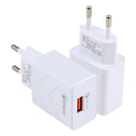 ที่ชาร์จเดินทางเร็ว LZ-715 18W QC3.0 USB ช่องเดียว ปลั๊ก EU