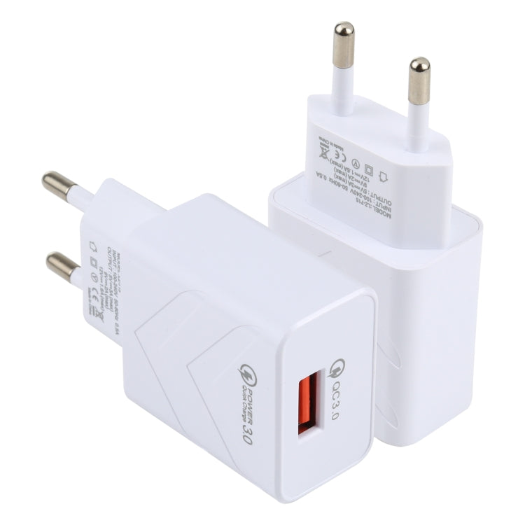 ที่ชาร์จเดินทางเร็ว LZ-715 18W QC3.0 USB ช่องเดียว ปลั๊ก EU
