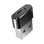 อะแดปเตอร์ USB-C / Type-C ตัวเมียเป็น USB 2.0 ตัวผู้ 2 ชิ้น รองรับการชาร์จและถ่ายโอนข้อมูล