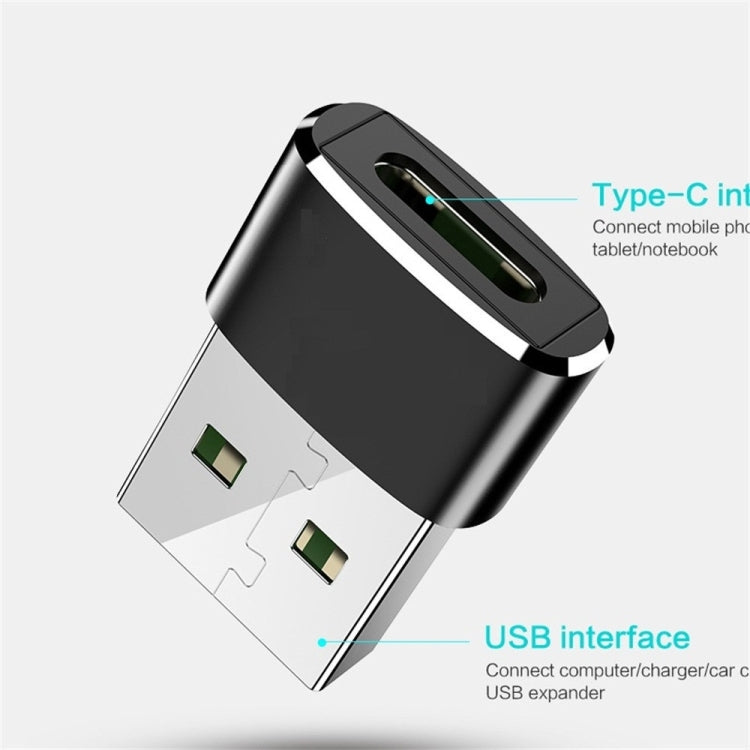 อะแดปเตอร์ USB-C / Type-C ตัวเมียเป็น USB 2.0 ตัวผู้ 2 ชิ้น รองรับการชาร์จและถ่ายโอนข้อมูล