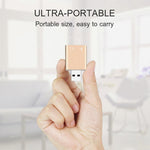 การ์ดเสียง USB ภายนอกเปลือกอลูมิเนียม แจ็ค 3.5 มม. เสียง HIFI เสียงเวทมนตร์ 7.1 แชนเนล อะแดปเตอร์พร้อมไดรเวอร์ฟรี สำหรับคอมพิวเตอร์, เดสก์ท็อป, ลำโพง, หูฟัง, ไมโครโฟน, อลูมิเนียม 7.1 แชนเนล สีทอง