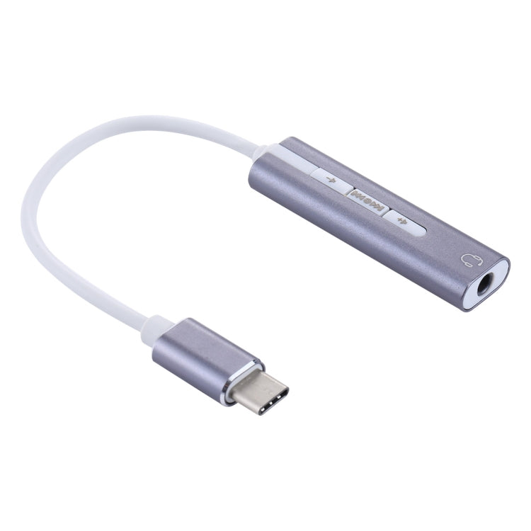 การ์ดเสียง USB-C / Type-C ภายนอกเปลือกอลูมิเนียม แจ็ค 3.5 มม. เสียง HIFI เสียงเวทมนตร์ 7.1 แชนเนล อะแดปเตอร์แปลงพร้อมไดรเวอร์ฟรี, พอร์ต USB Type-C สีเทา, พอร์ต USB Type-C สีเงิน, พอร์ต USB Type-C สีดำ