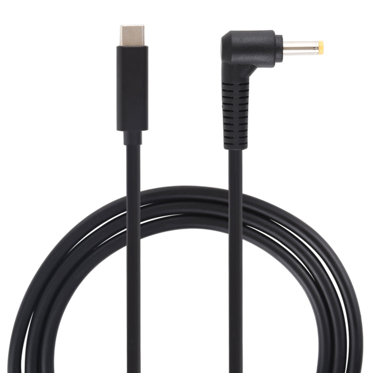 สายชาร์จพาวเวอร์ USB-C / Type-C เป็น 4.0 x 1.7 มม. สำหรับแล็ปท็อป ความยาวสายประมาณ 1.5 เมตร Type-C เป็น 4.0 x 1.7 มม.