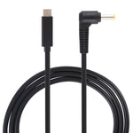 สายชาร์จพาวเวอร์ USB-C / Type-C เป็น 4.0 x 1.7 มม. สำหรับแล็ปท็อป ความยาวสายประมาณ 1.5 เมตร Type-C เป็น 4.0 x 1.7 มม.
