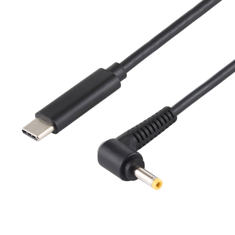 สายชาร์จพาวเวอร์ USB-C / Type-C เป็น 4.0 x 1.7 มม. สำหรับแล็ปท็อป ความยาวสายประมาณ 1.5 เมตร Type-C เป็น 4.0 x 1.7 มม.