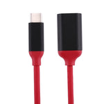 สายอะแดปเตอร์แปลง USB-C / Type-C 3.1 ชาย เป็น USB 3.0 หญิง OTG หัวอะลูมิเนียมอัลลอย ยาว 15 ซม.