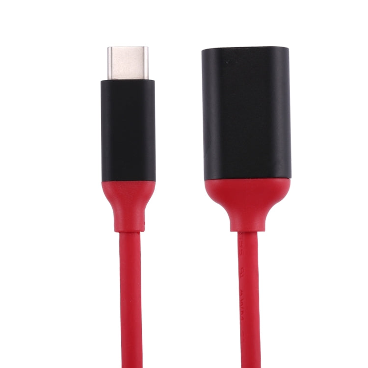 สายอะแดปเตอร์แปลง USB-C / Type-C 3.1 ชาย เป็น USB 3.0 หญิง OTG หัวอะลูมิเนียมอัลลอย ยาว 15 ซม.