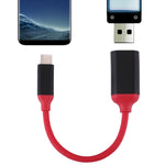 สายอะแดปเตอร์แปลง USB-C / Type-C 3.1 ชาย เป็น USB 3.0 หญิง OTG หัวอะลูมิเนียมอัลลอย ยาว 15 ซม.