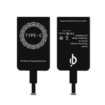 ตัวรับชาร์จไร้สายมาตรฐาน Qi 5V 800mA พร้อมพอร์ต USB-C / Type-C, สำหรับโทรศัพท์ Type-C
