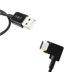 สายเชื่อมต่อข้อมูล USB เป็น USB-C / Type-C มุมขวายาว 30 ซม. สำหรับ DJI SPARK / MAVIC PRO / Phantom 3 & 4 / Inspire 1 & 2, USB เป็น USB-C / Type-C