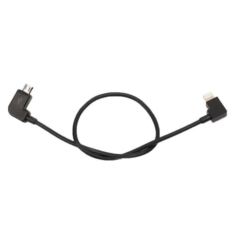 สายแปลง Micro USB เป็น 8 พิน ยาว 30 ซม. สำหรับรีโมตคอนโทรล DJI MAVIC PRO & SPARK & Mavic 2 Pro & Mavic 2 Zoom, iPhone, iPad