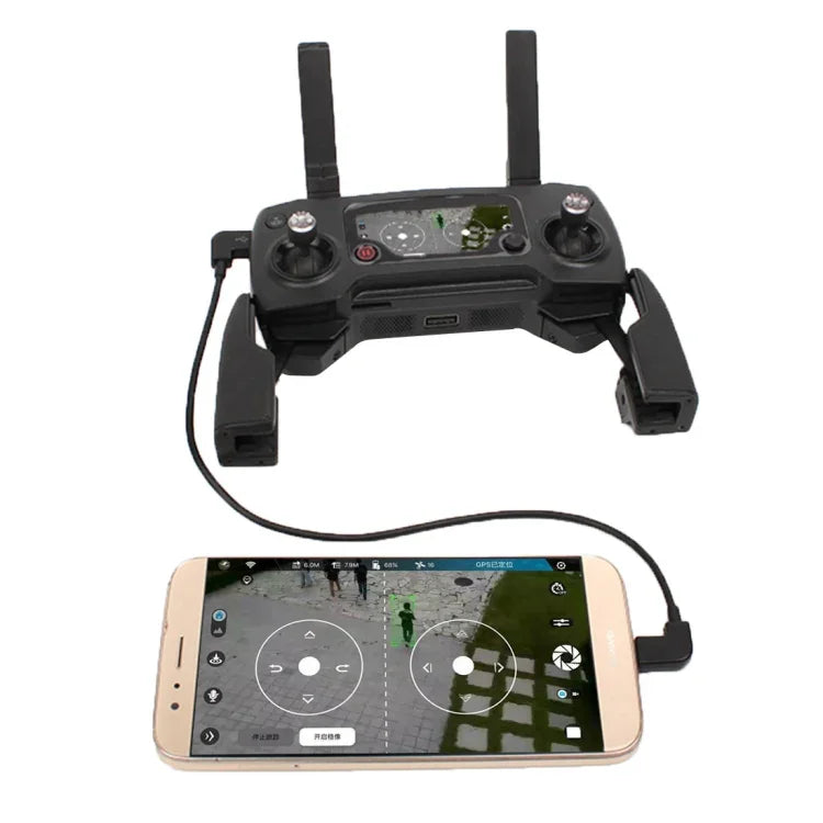 สายแปลงข้อมูล Micro USB เป็น Micro USB ยาว 30 ซม. สำหรับรีโมต DJI MAVIC PRO & SPARK, สมาร์ทโฟน, แท็บเล็ต, Micro USB เป็น Micro USB