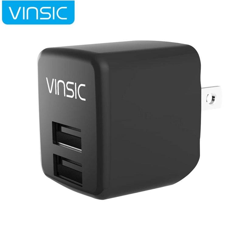 ที่ชาร์จผนัง USB คู่ Vinsic 12W 5V 2.4A อะแดปเตอร์ชาร์จ USB