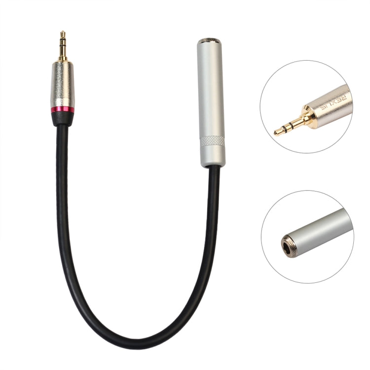 สายอะแดปเตอร์เสียง REXLIS TC128MF 3.5 มม. ตัวผู้เป็น 6.5 มม. ตัวเมีย ความยาว 60 ซม.