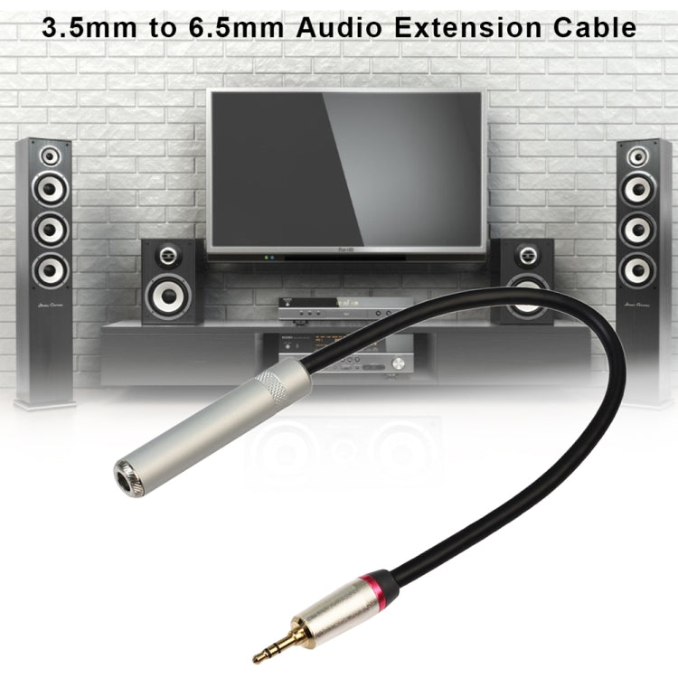 สายอะแดปเตอร์เสียง REXLIS TC128MF 3.5 มม. ตัวผู้เป็น 6.5 มม. ตัวเมีย ความยาว 60 ซม.