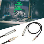 สายอะแดปเตอร์เสียง REXLIS TC128MF 3.5 มม. ตัวผู้เป็น 6.5 มม. ตัวเมีย ความยาว 60 ซม.
