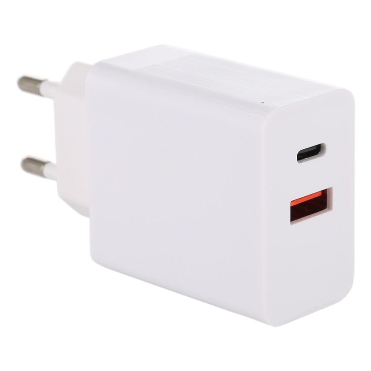 อะแดปเตอร์ปลั๊กชาร์จเร็ว 24W PD + QC3.0 แบบ EU, ปลั๊ก EU 24W