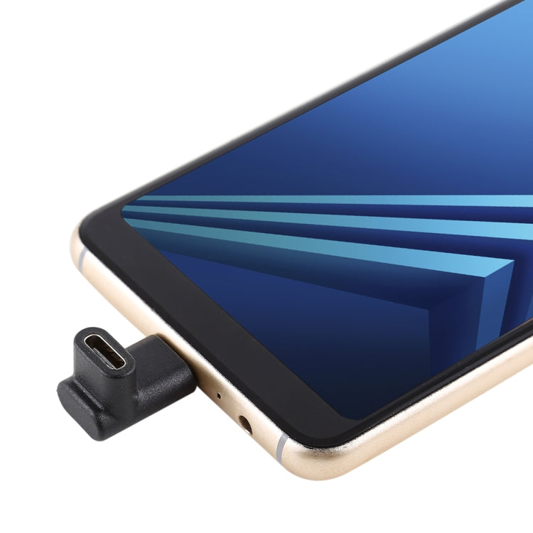 อะแดปเตอร์ขยายสาย USB-C / Type-C ตัวเมียเป็นตัวผู้แบบข้อศอก