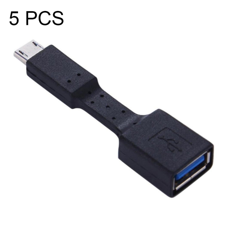 อะแดปเตอร์ OTG Micro USB ตัวผู้เป็น USB 3.0 ตัวเมีย 5 ชิ้น, Micro USB เป็น USB 3.0