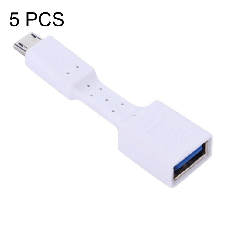 อะแดปเตอร์ OTG Micro USB ตัวผู้เป็น USB 3.0 ตัวเมีย 5 ชิ้น, Micro USB เป็น USB 3.0