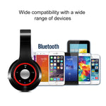 หูฟัง Bluetooth 4.0 + EDR SG-8 แบบครอบหูไร้สาย พร้อมช่องใส่การ์ด TF, วิทยุ FM, สเตอริโอ พร้อมไมโครโฟน
