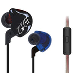 หูฟังแบบสอดหูดีไซน์กีฬา KZ ED12 แจ็ค 3.5 มม. พร้อมรีโมทสาย ความยาวสาย 1.2 เมตร รุ่น ED12