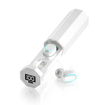 หูฟังบลูทูธ True Wireless C1 Bluetooth 5.0 TWS แบบสัมผัส พร้อมจอแสดงผลดิจิทัลหลายเหลี่ยม พร้อมกล่องชาร์จ ทรงหลายเหลี่ยม