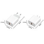 ที่ชาร์จเดินทาง M117 2.4A ช่อง USB เดี่ยว ปลั๊ก EU
