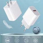 ที่ชาร์จเดินทาง M117 2.4A ช่อง USB เดี่ยว ปลั๊ก EU